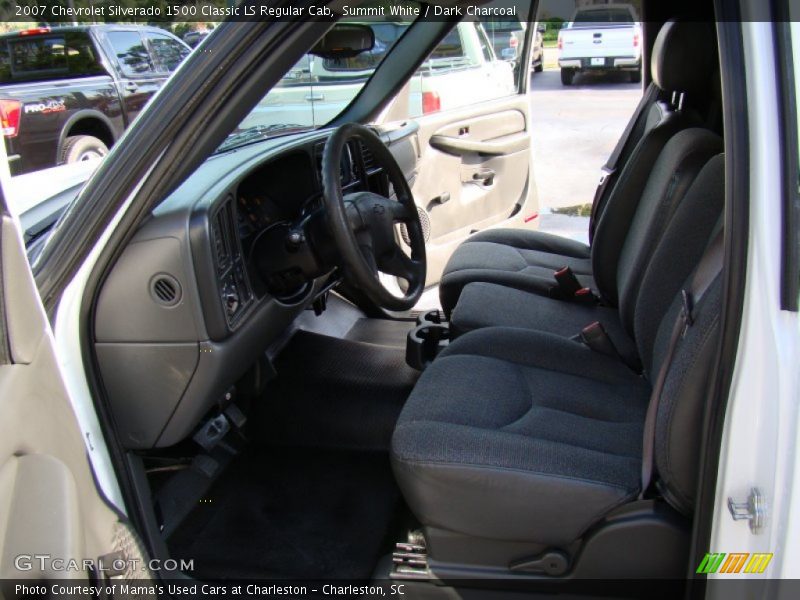 Summit White / Dark Charcoal 2007 Chevrolet Silverado 1500 Classic LS Regular Cab