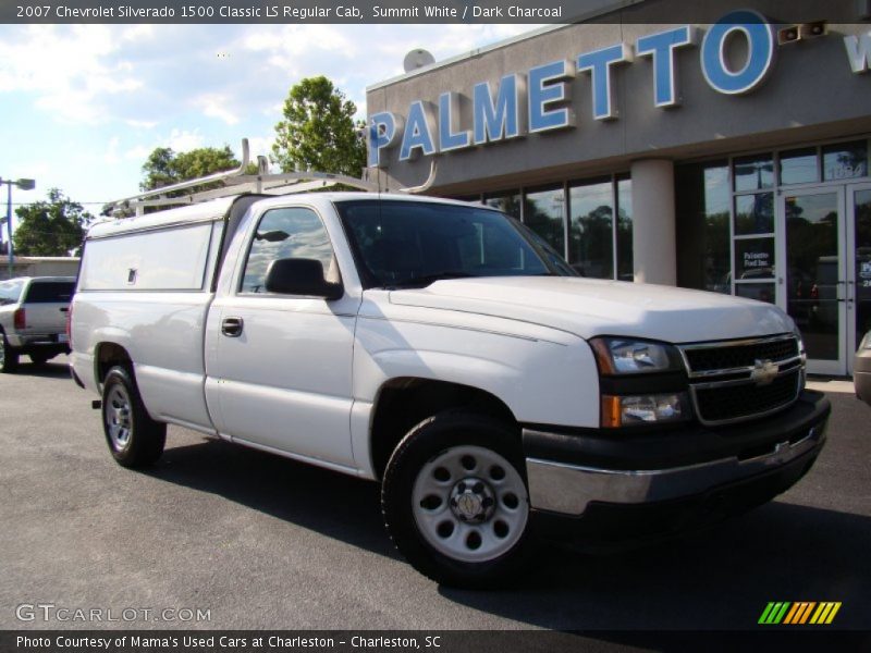 Summit White / Dark Charcoal 2007 Chevrolet Silverado 1500 Classic LS Regular Cab