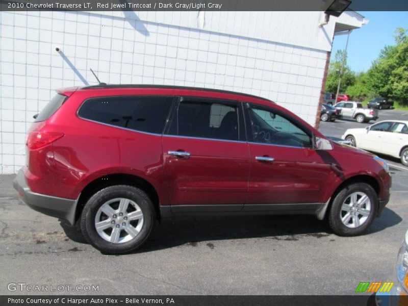 Red Jewel Tintcoat / Dark Gray/Light Gray 2010 Chevrolet Traverse LT