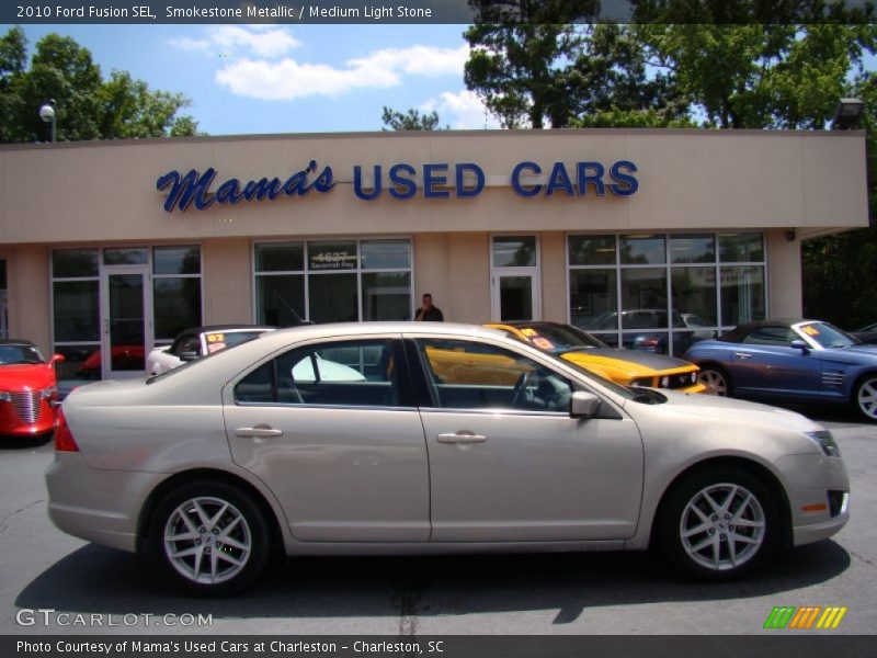 Smokestone Metallic / Medium Light Stone 2010 Ford Fusion SEL