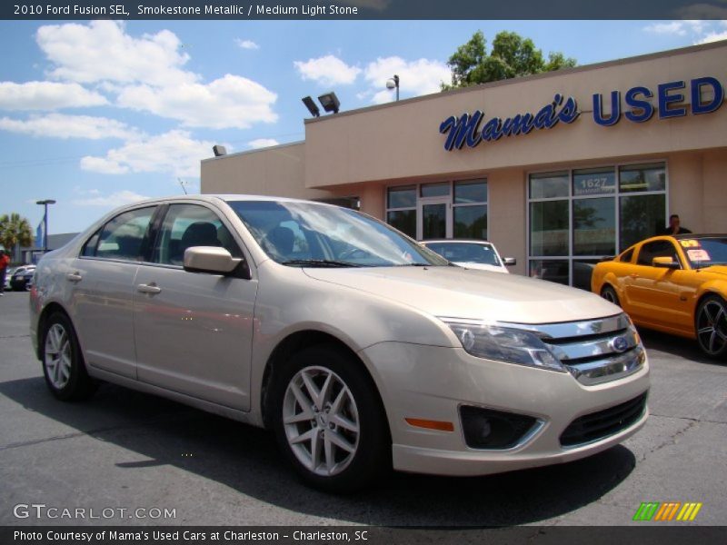 Smokestone Metallic / Medium Light Stone 2010 Ford Fusion SEL