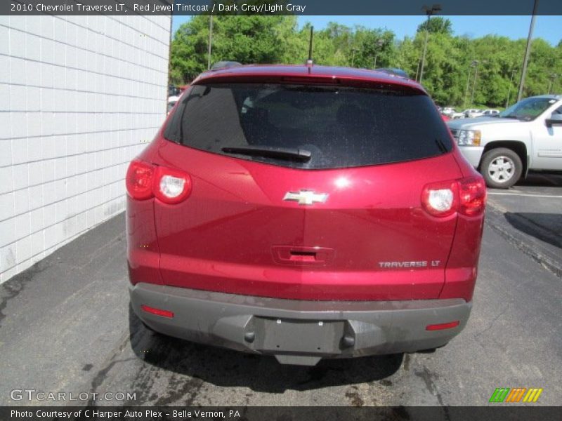 Red Jewel Tintcoat / Dark Gray/Light Gray 2010 Chevrolet Traverse LT