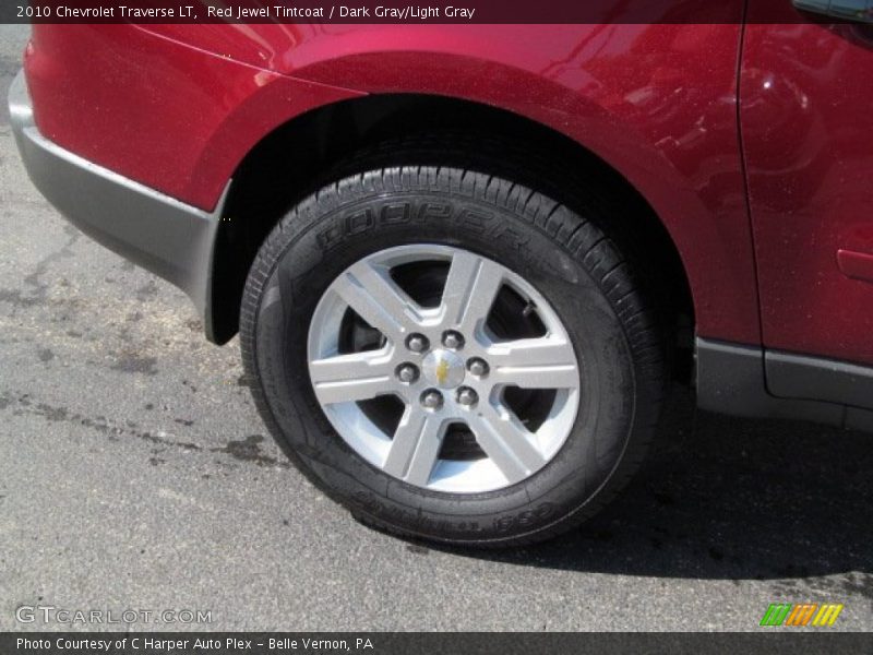 Red Jewel Tintcoat / Dark Gray/Light Gray 2010 Chevrolet Traverse LT