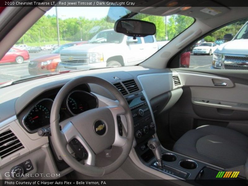 Red Jewel Tintcoat / Dark Gray/Light Gray 2010 Chevrolet Traverse LT