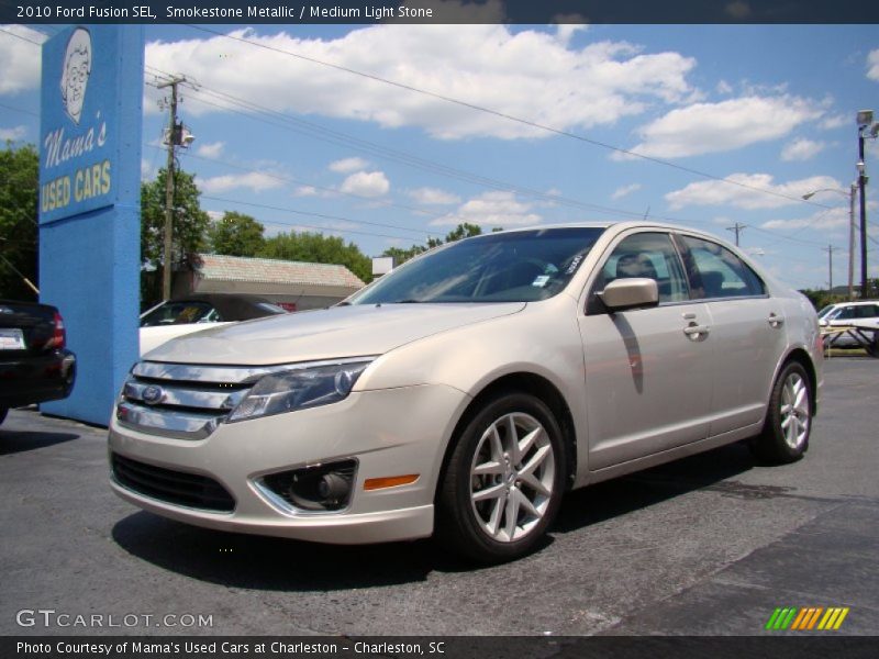 Smokestone Metallic / Medium Light Stone 2010 Ford Fusion SEL