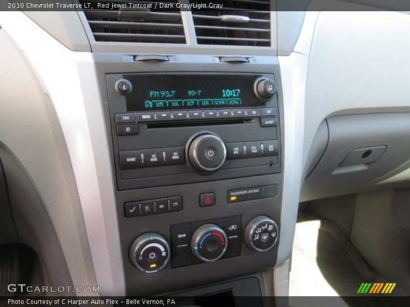 Red Jewel Tintcoat / Dark Gray/Light Gray 2010 Chevrolet Traverse LT