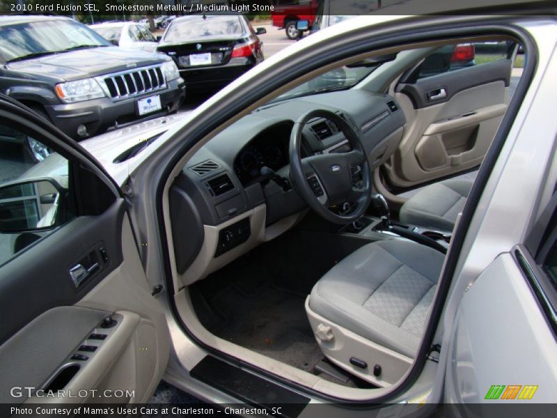Smokestone Metallic / Medium Light Stone 2010 Ford Fusion SEL