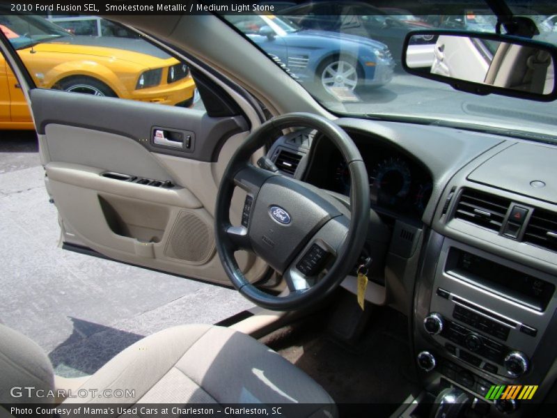 Smokestone Metallic / Medium Light Stone 2010 Ford Fusion SEL