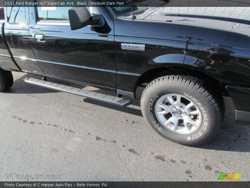 Black / Medium Dark Flint 2011 Ford Ranger XLT SuperCab 4x4