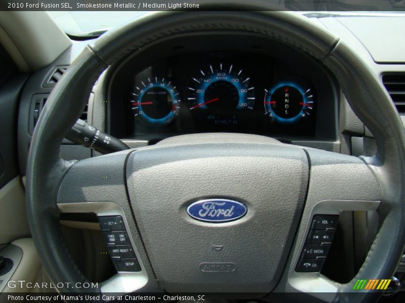 Smokestone Metallic / Medium Light Stone 2010 Ford Fusion SEL