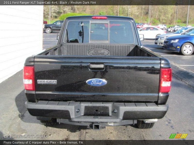 Black / Medium Dark Flint 2011 Ford Ranger XLT SuperCab 4x4