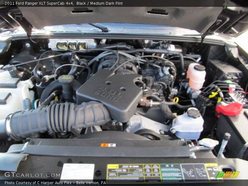 Black / Medium Dark Flint 2011 Ford Ranger XLT SuperCab 4x4