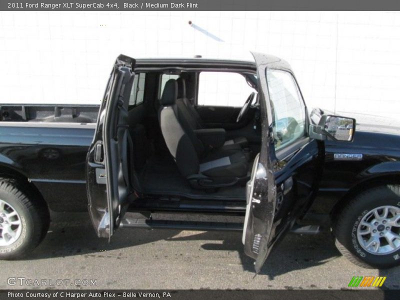 Black / Medium Dark Flint 2011 Ford Ranger XLT SuperCab 4x4