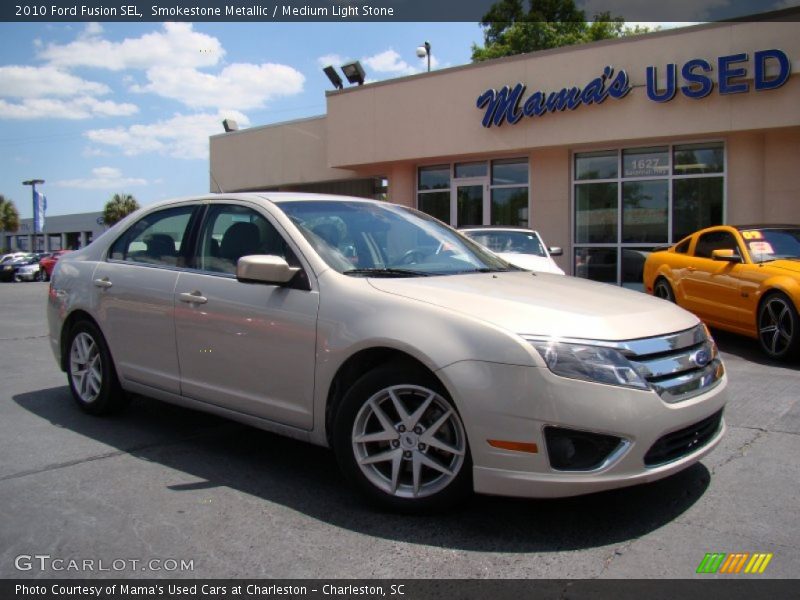 Smokestone Metallic / Medium Light Stone 2010 Ford Fusion SEL