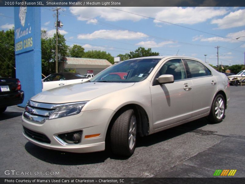 Smokestone Metallic / Medium Light Stone 2010 Ford Fusion SEL
