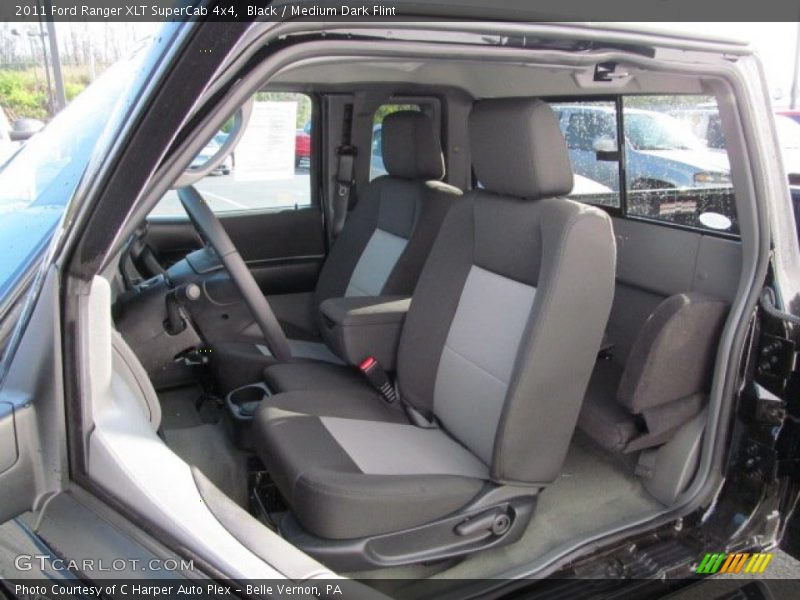 Black / Medium Dark Flint 2011 Ford Ranger XLT SuperCab 4x4