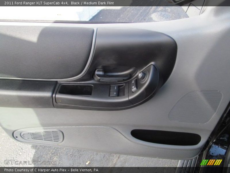 Black / Medium Dark Flint 2011 Ford Ranger XLT SuperCab 4x4