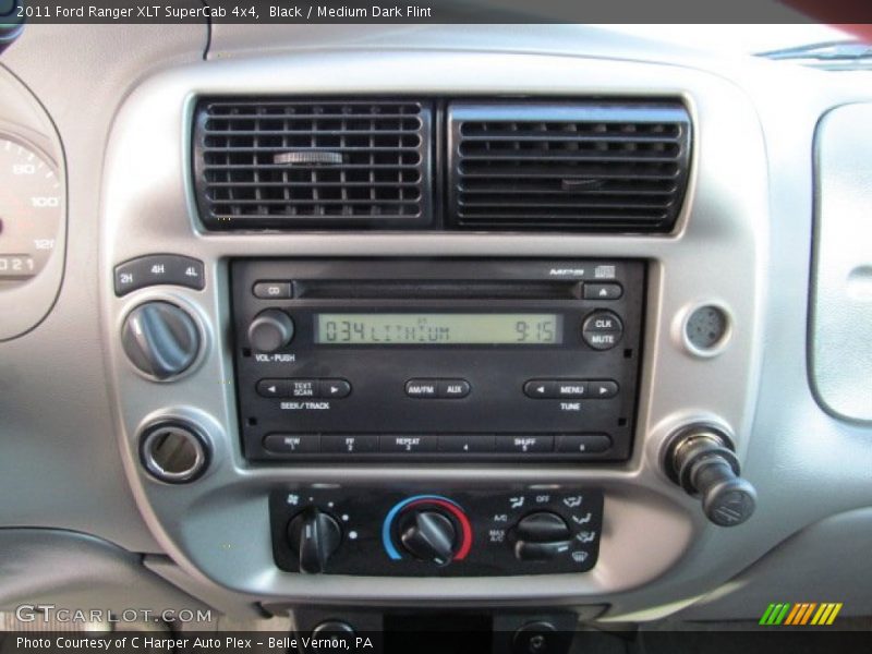 Black / Medium Dark Flint 2011 Ford Ranger XLT SuperCab 4x4