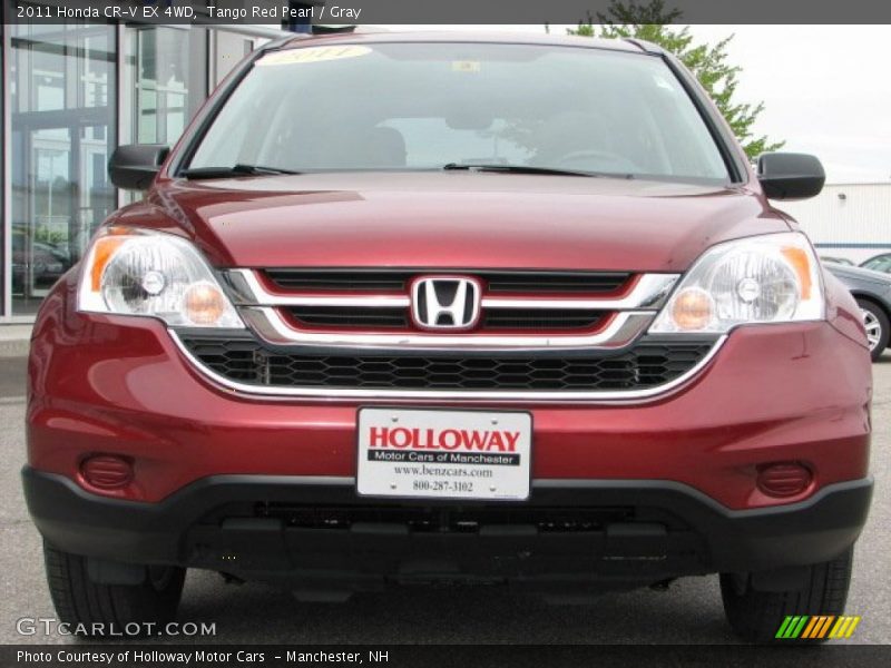 Tango Red Pearl / Gray 2011 Honda CR-V EX 4WD
