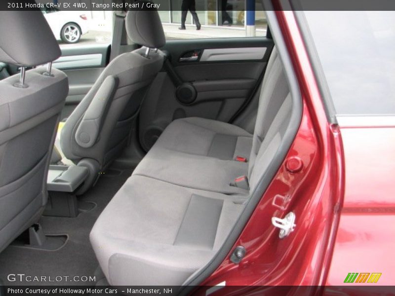 Rear Seat of 2011 CR-V EX 4WD