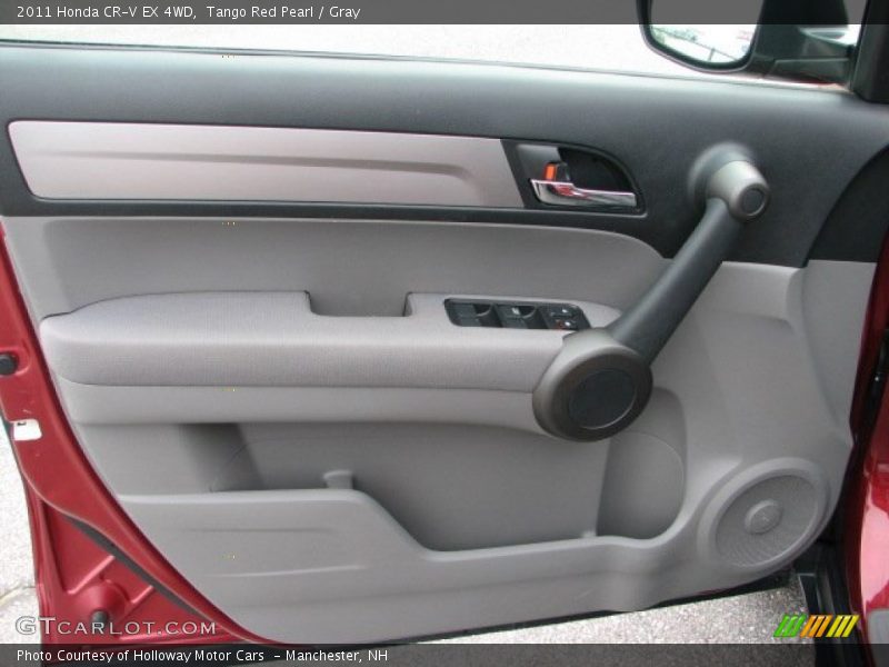 Tango Red Pearl / Gray 2011 Honda CR-V EX 4WD