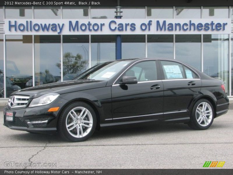 Black / Black 2012 Mercedes-Benz C 300 Sport 4Matic