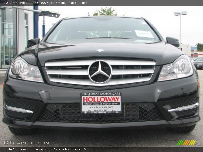 Black / Black 2012 Mercedes-Benz C 300 Sport 4Matic