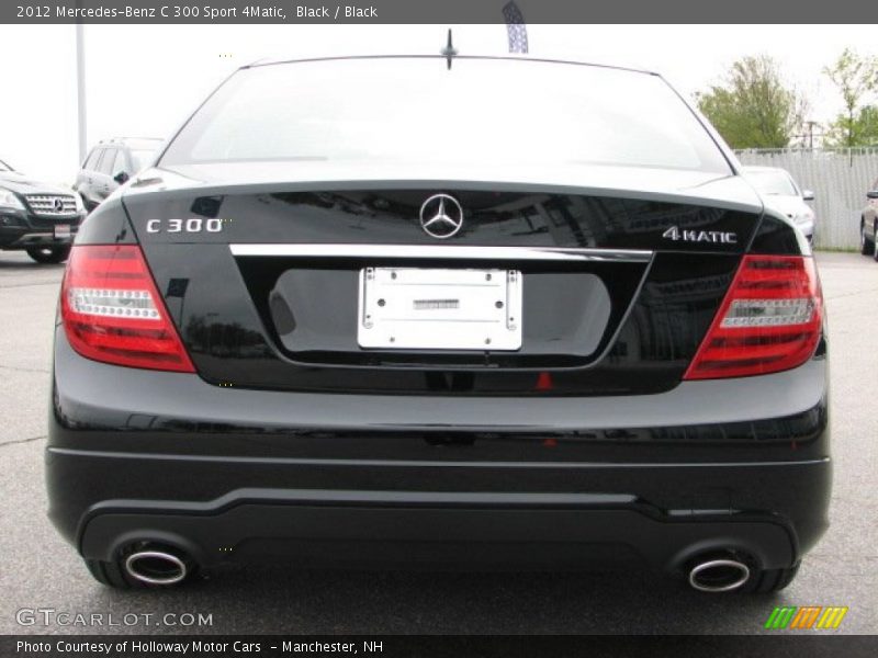 Black / Black 2012 Mercedes-Benz C 300 Sport 4Matic