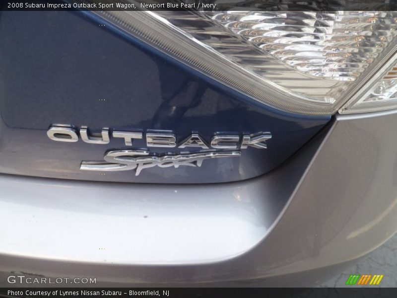Newport Blue Pearl / Ivory 2008 Subaru Impreza Outback Sport Wagon