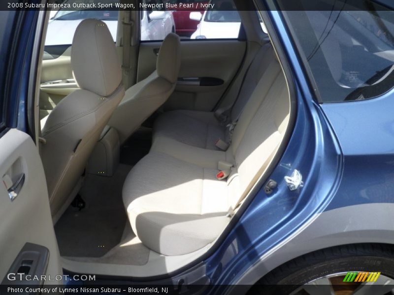 Newport Blue Pearl / Ivory 2008 Subaru Impreza Outback Sport Wagon