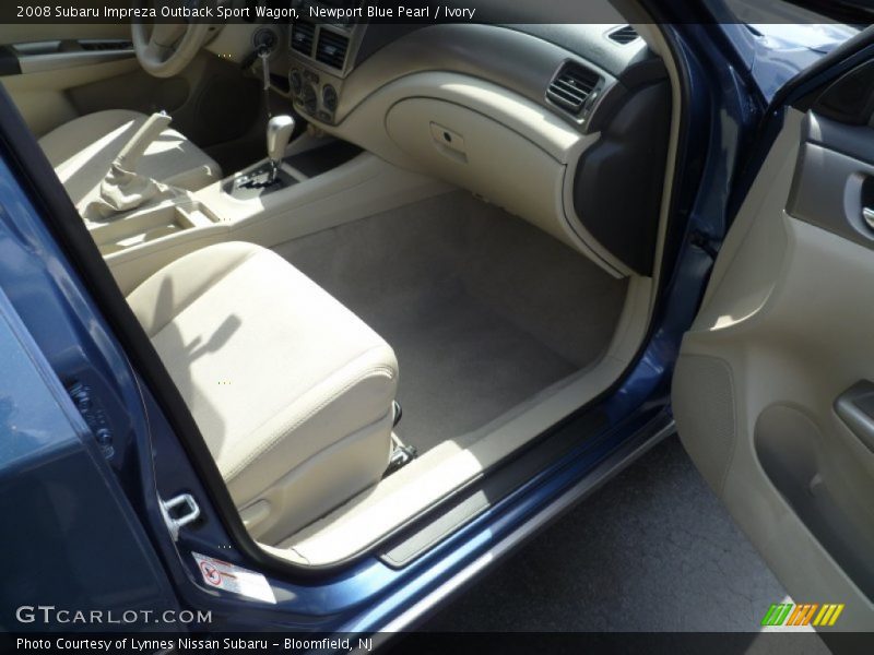 Newport Blue Pearl / Ivory 2008 Subaru Impreza Outback Sport Wagon