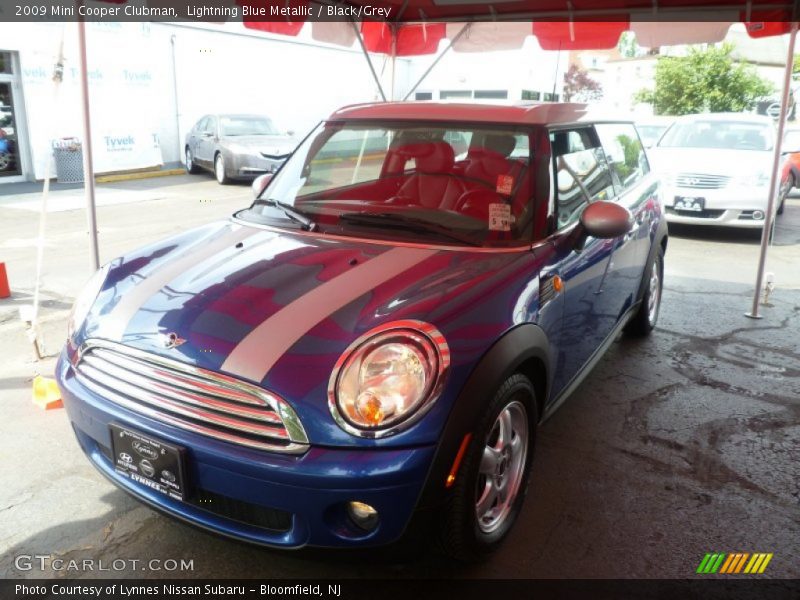 Lightning Blue Metallic / Black/Grey 2009 Mini Cooper Clubman