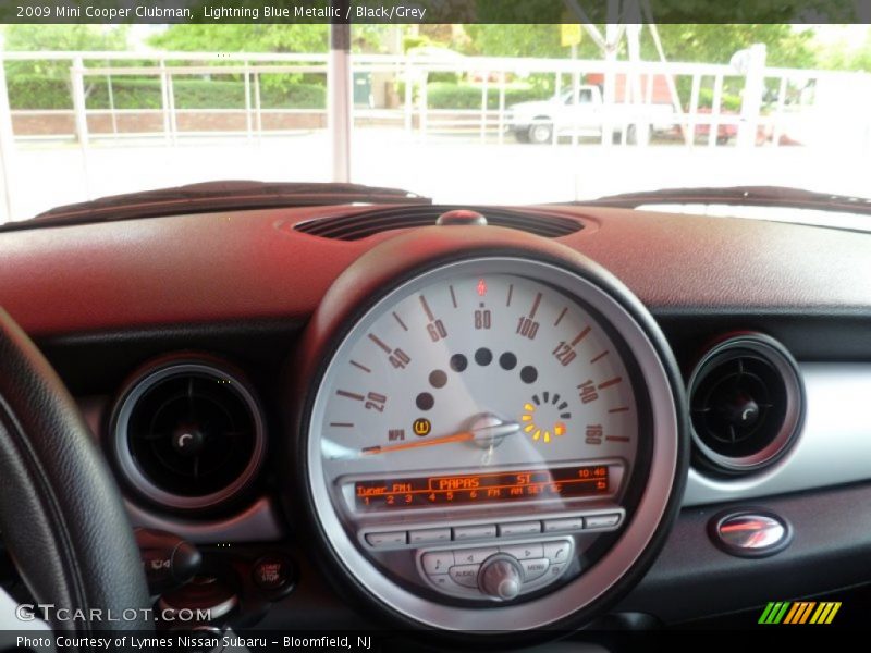 Lightning Blue Metallic / Black/Grey 2009 Mini Cooper Clubman