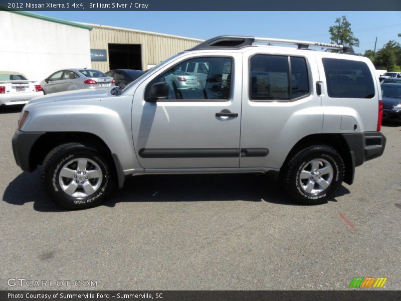 Brilliant Silver / Gray 2012 Nissan Xterra S 4x4