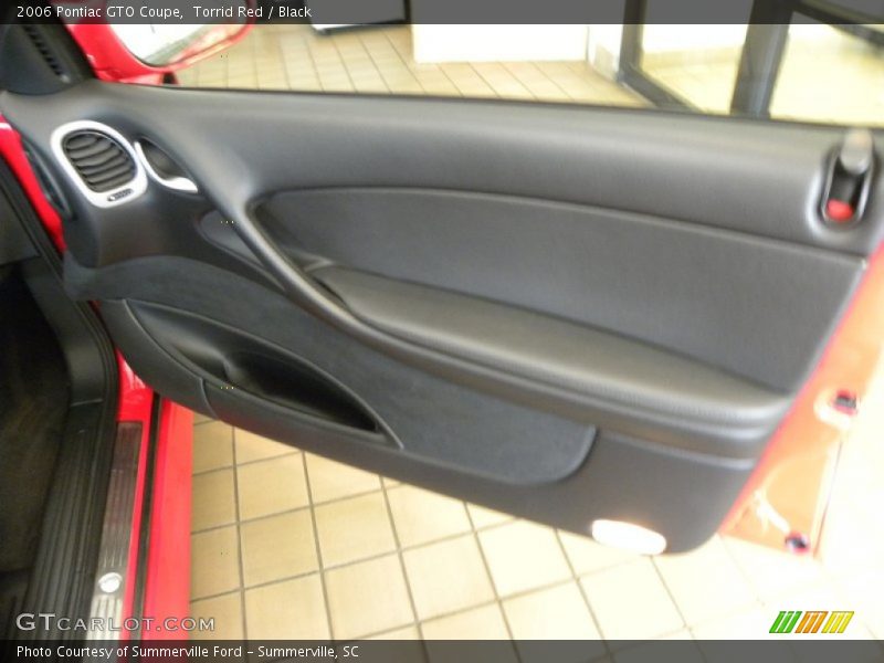 Torrid Red / Black 2006 Pontiac GTO Coupe