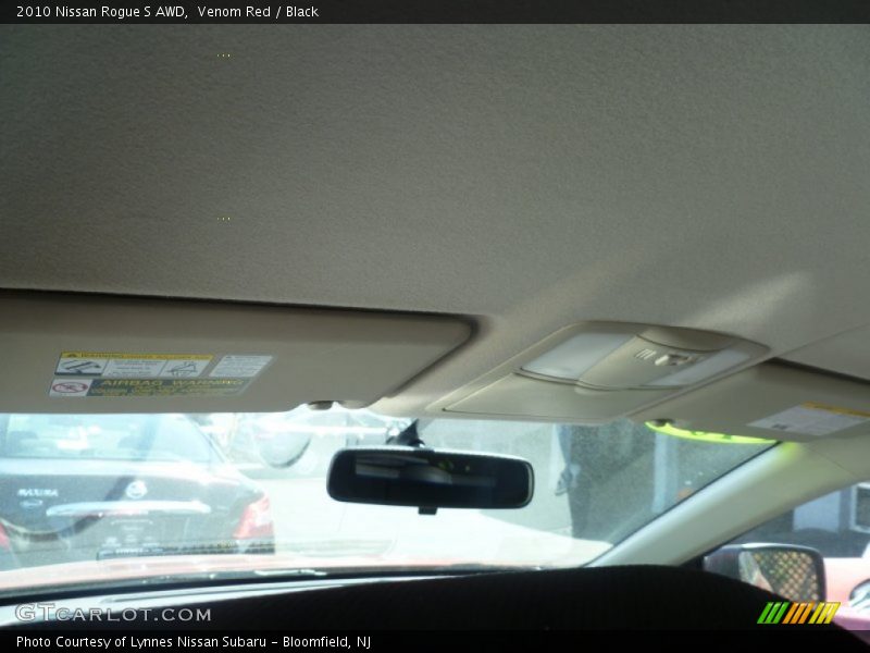 Venom Red / Black 2010 Nissan Rogue S AWD