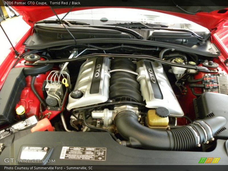 Torrid Red / Black 2006 Pontiac GTO Coupe