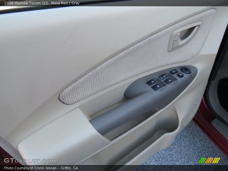 Mesa Red / Gray 2008 Hyundai Tucson GLS