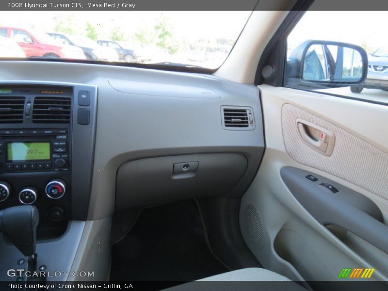Mesa Red / Gray 2008 Hyundai Tucson GLS