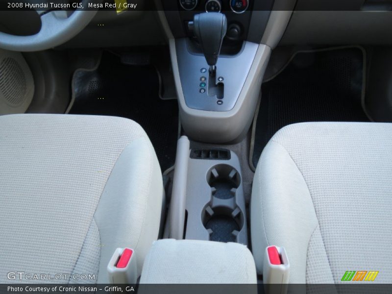 Mesa Red / Gray 2008 Hyundai Tucson GLS