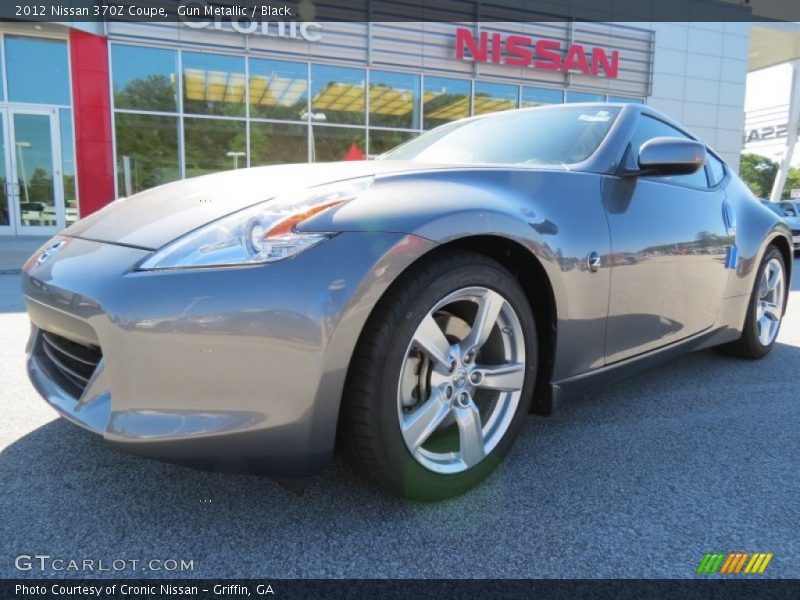 Gun Metallic / Black 2012 Nissan 370Z Coupe