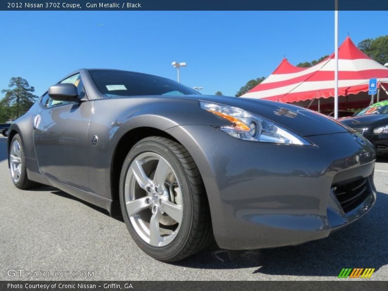 Gun Metallic / Black 2012 Nissan 370Z Coupe
