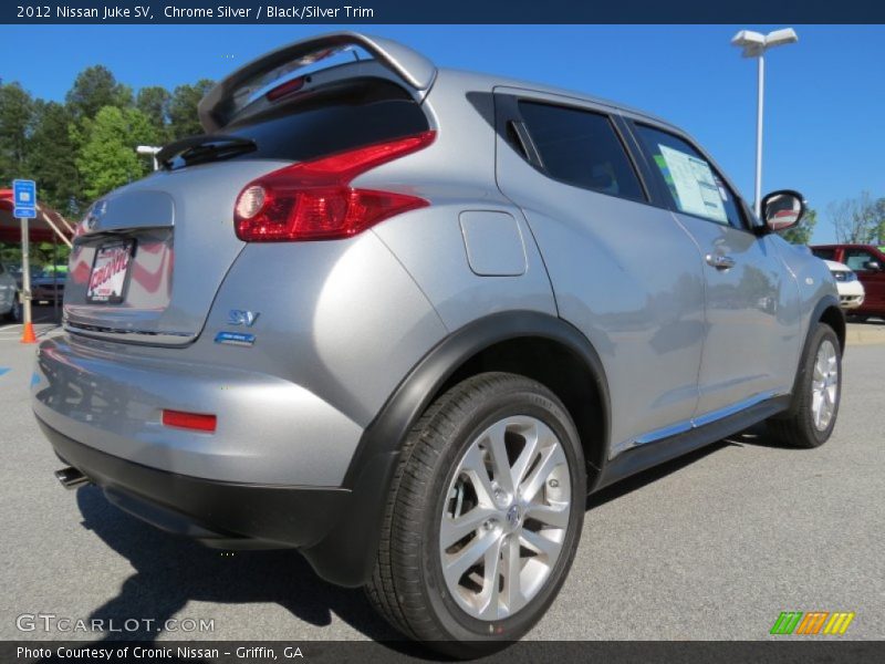 Chrome Silver / Black/Silver Trim 2012 Nissan Juke SV