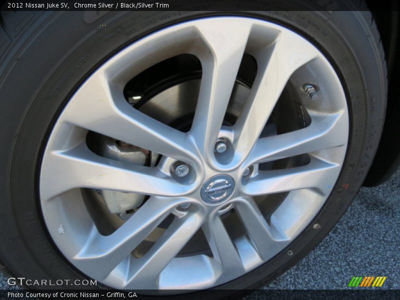 Chrome Silver / Black/Silver Trim 2012 Nissan Juke SV