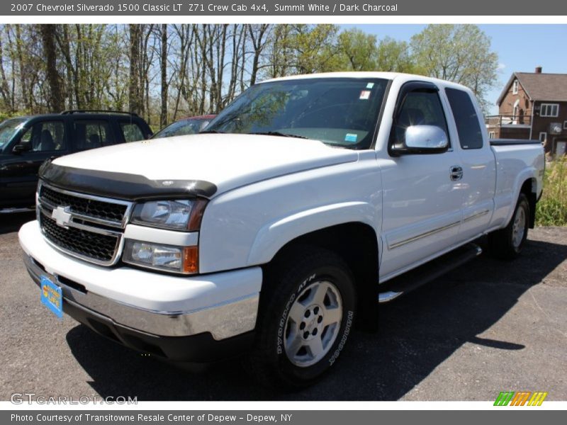 Summit White / Dark Charcoal 2007 Chevrolet Silverado 1500 Classic LT  Z71 Crew Cab 4x4