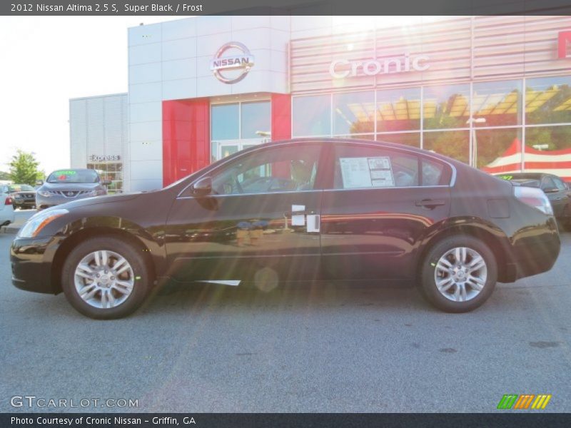 Super Black / Frost 2012 Nissan Altima 2.5 S