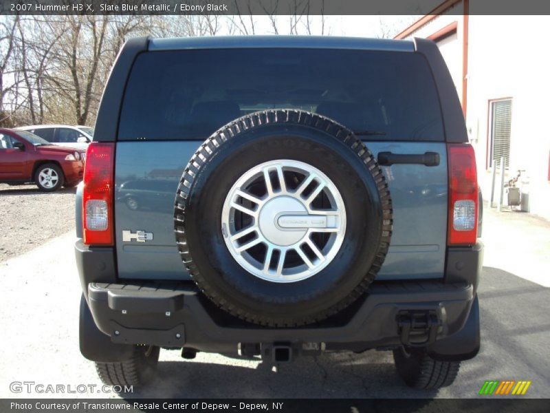 Slate Blue Metallic / Ebony Black 2007 Hummer H3 X