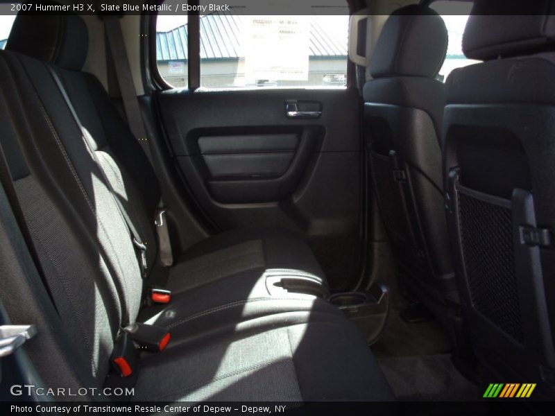 Slate Blue Metallic / Ebony Black 2007 Hummer H3 X
