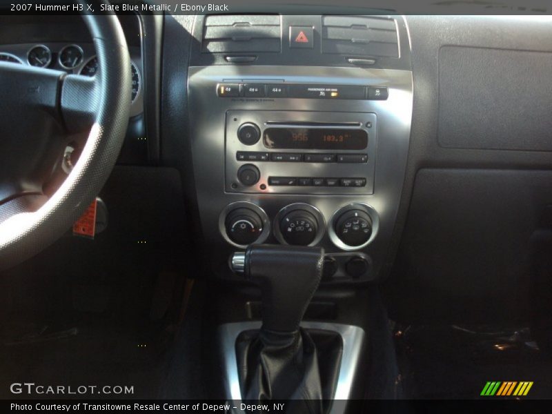 Slate Blue Metallic / Ebony Black 2007 Hummer H3 X