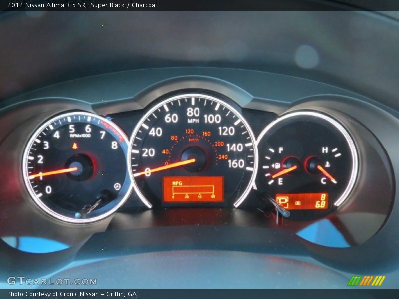 Super Black / Charcoal 2012 Nissan Altima 3.5 SR